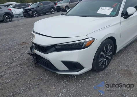 2024 Honda Civic Ex-L from USA, damaged, VIN 19XFL1H75RE008656